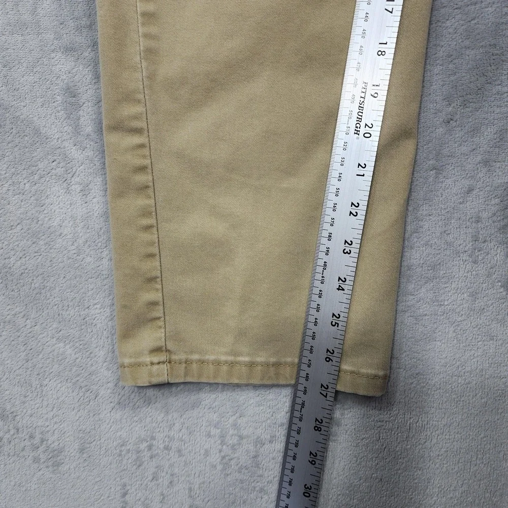 Levis 502 Jeans Mens 38x30 Beige Khaki All Seasons Tech Stretch Tapered Denim